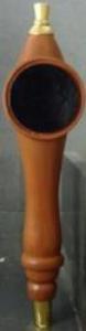 $10.99 #1 TOP SELLER Beer/Wine/Cider Tap Handle- Classic Dark Wood Grain Pub /round chalk, keg cap or label 12" Tap Handle (Item #113655)