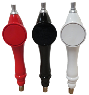 $11.99 #1 Neighborhood Pub Style Design popular for Beer, Wine and Cider Tap Handle  Four top brand colors (Item #113162)